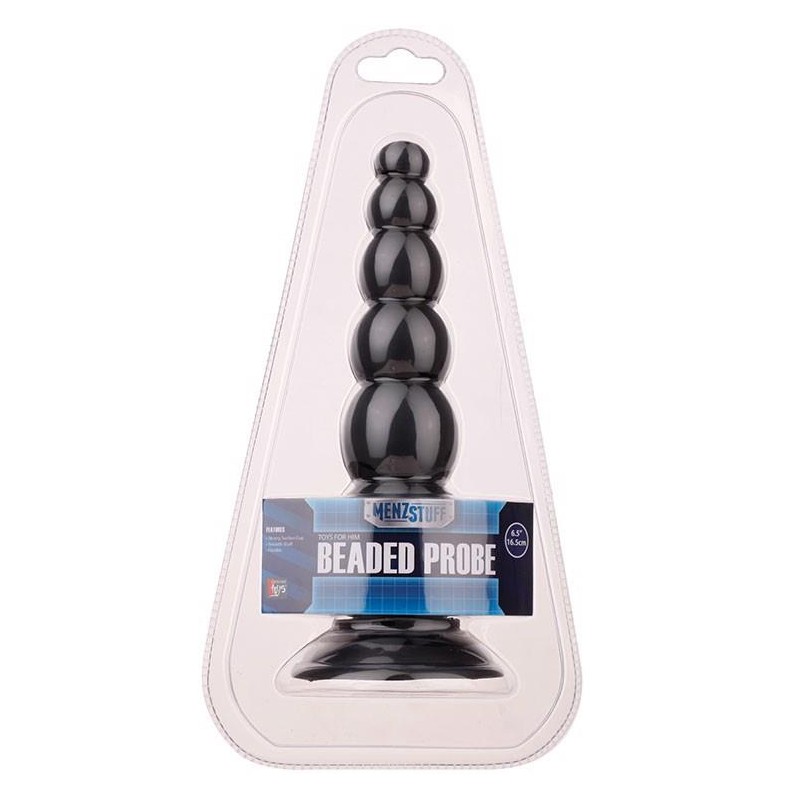 Plug-MENZSTUFF BEADED PROBE BLACK